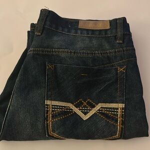 FUSAI 1997 Men's Blue Denim Jeans 34x32